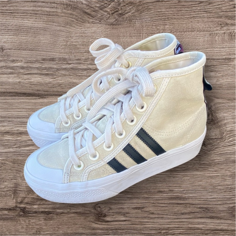 Adidas Unisex - Child/Big Kid Nizza Platform Mid Sneaker